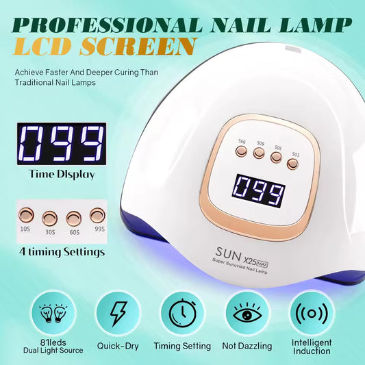 380W UV LED Nail Lamp