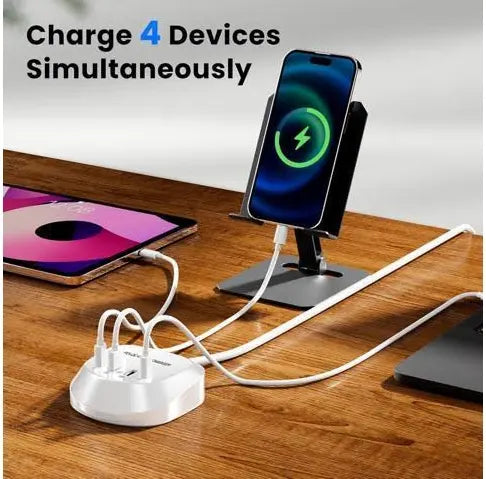 Charging Station 40W4Port USB Charging Station Multiple USB Charger Station Charging Station for Multiple Devices Multi USB Charging Station Chargers for Multiple Devices Multi Charging Station