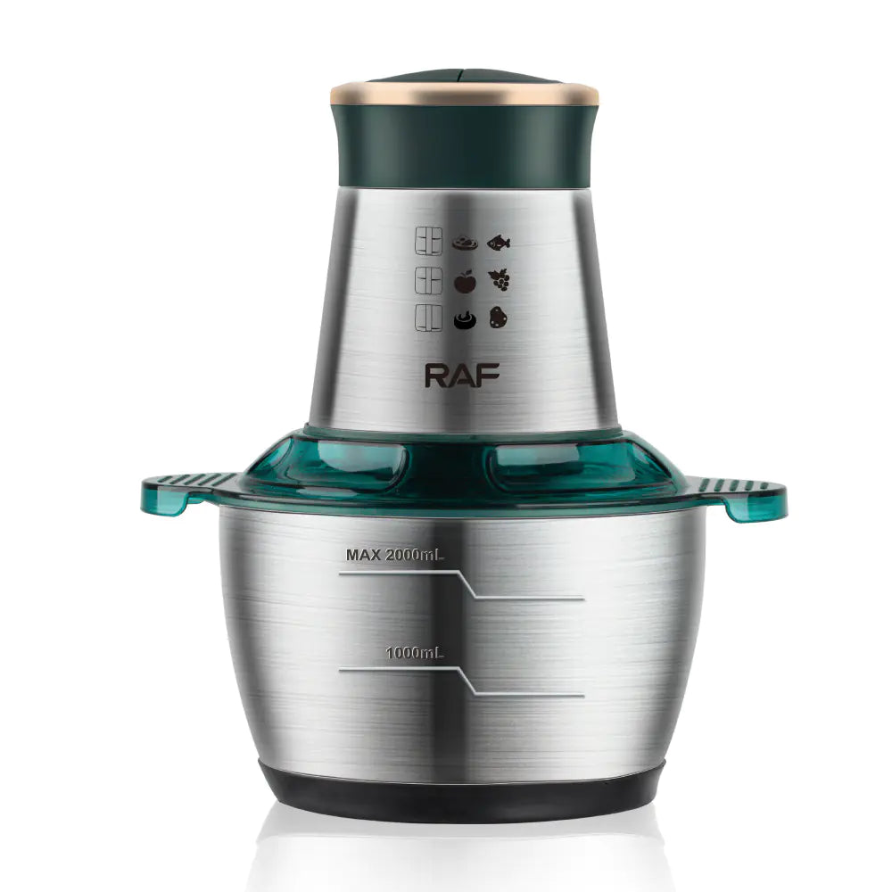 RAF Electric Meat Grinder - Stainless Steel 2L Kitchen Mixer