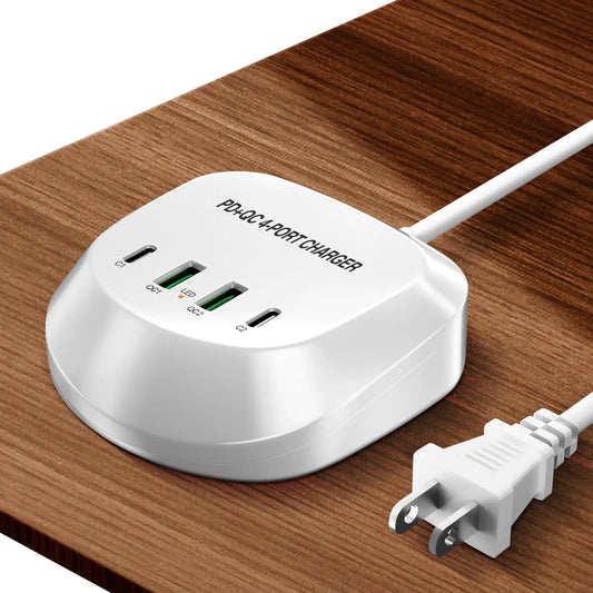Charging Station 40W4Port USB Charging Station Multiple USB Charger Station Charging Station for Multiple Devices Multi USB Charging Station Chargers for Multiple Devices Multi Charging Station