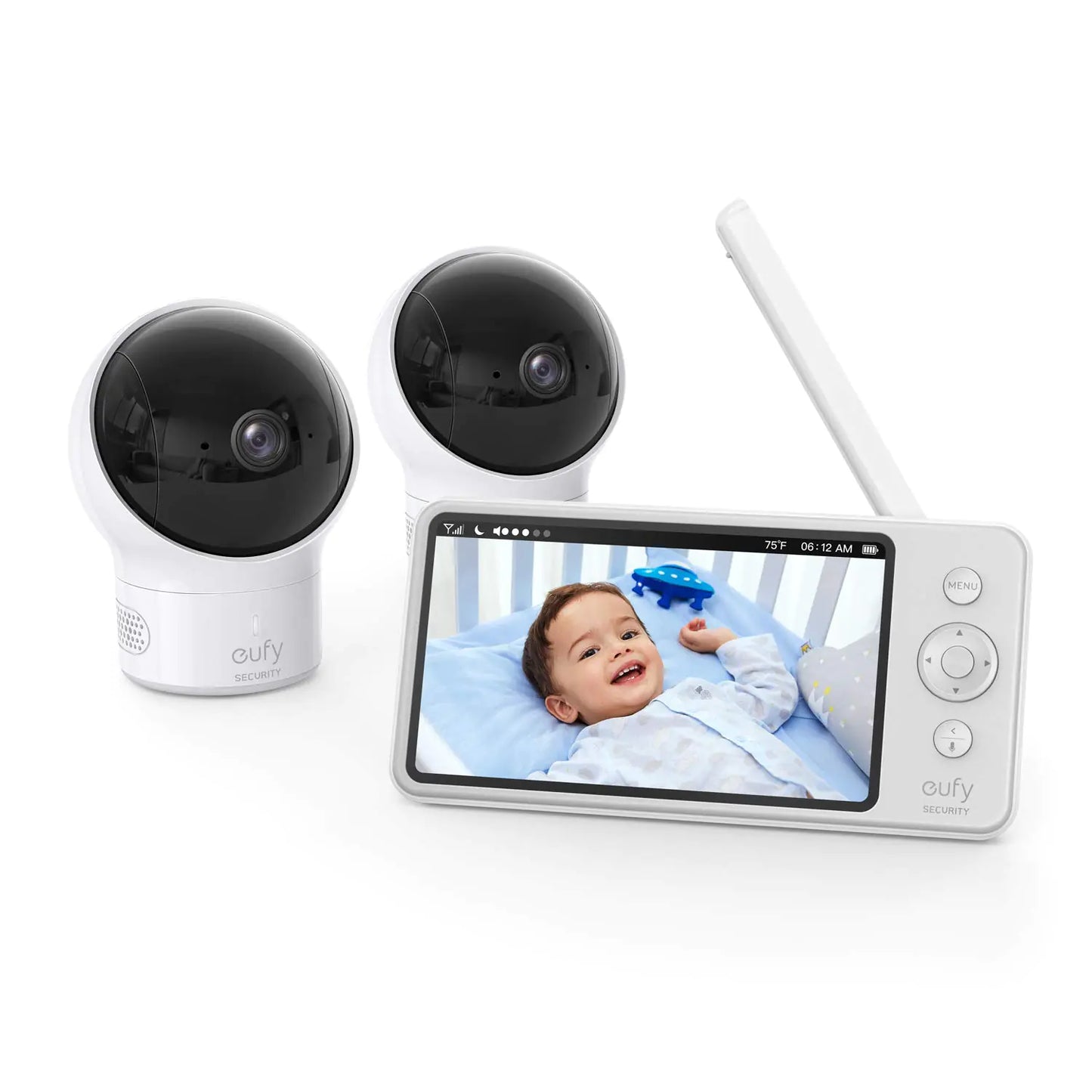 eufy Security Video Baby Monitor with Camera and Audio