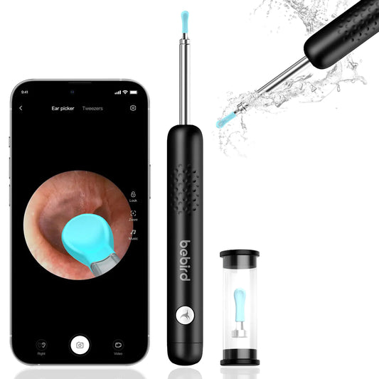 Ear Wax Removal Tool Smart Ear Cleaner Ear Camera Scope with Light Smartphone Ear HD Video Otoscope Wax Cleaner