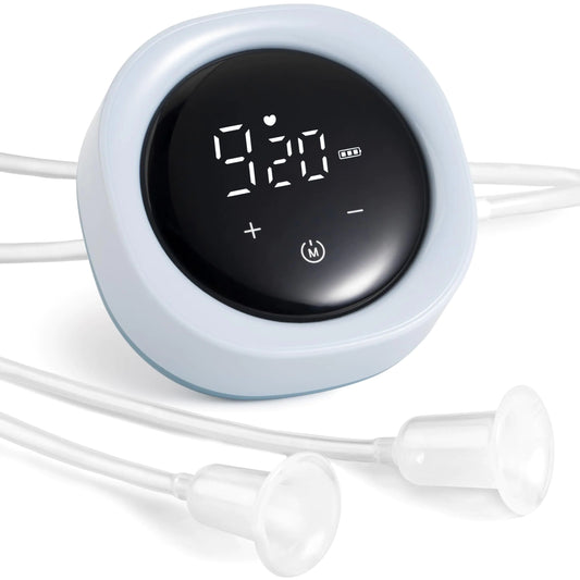 Electric Nipple Corrector for Flat or Inverted Nipples Portable Nipple Pump Inverted Nipple Puller 6 Corrector Covers Rechargeable Nipple Puller Sunken and Shy Nipples