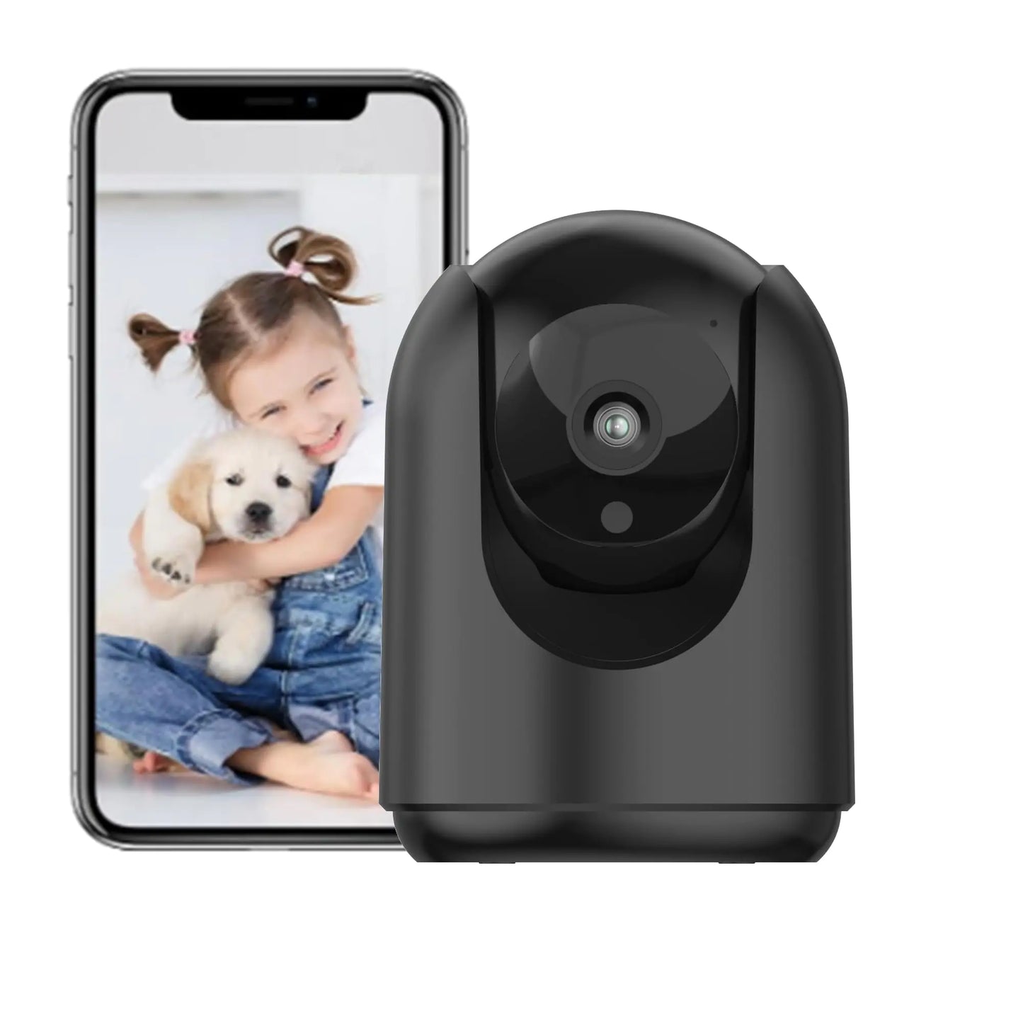 GLEEMALL Baby Monitor with Camera 1080P Baby Camera Monitor WiFi Smartphone App Control Night Vision